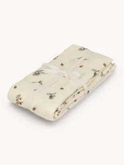 Manta de muselina de algodón ecológico Bicycles