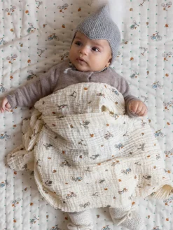 Manta de muselina de algodón ecológico Bicycles