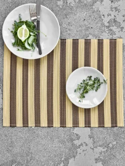 Manteles individuales artesanales Rayas, 4 uds.