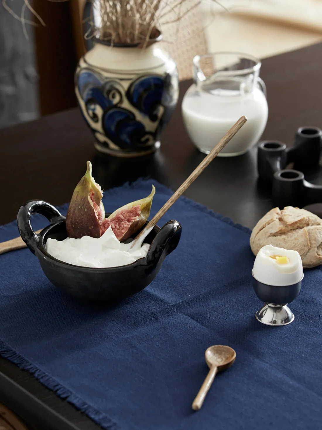 Manteles individuales de algodón Leo, 4 uds.