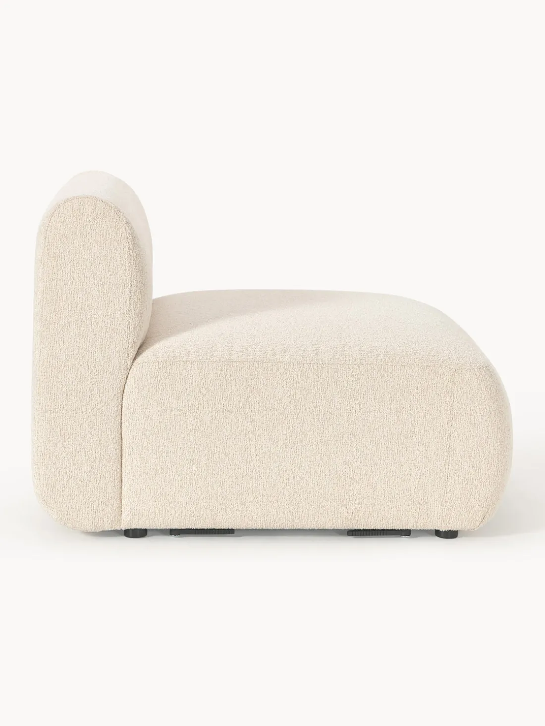 Módulo central en tejido bouclé Sofia