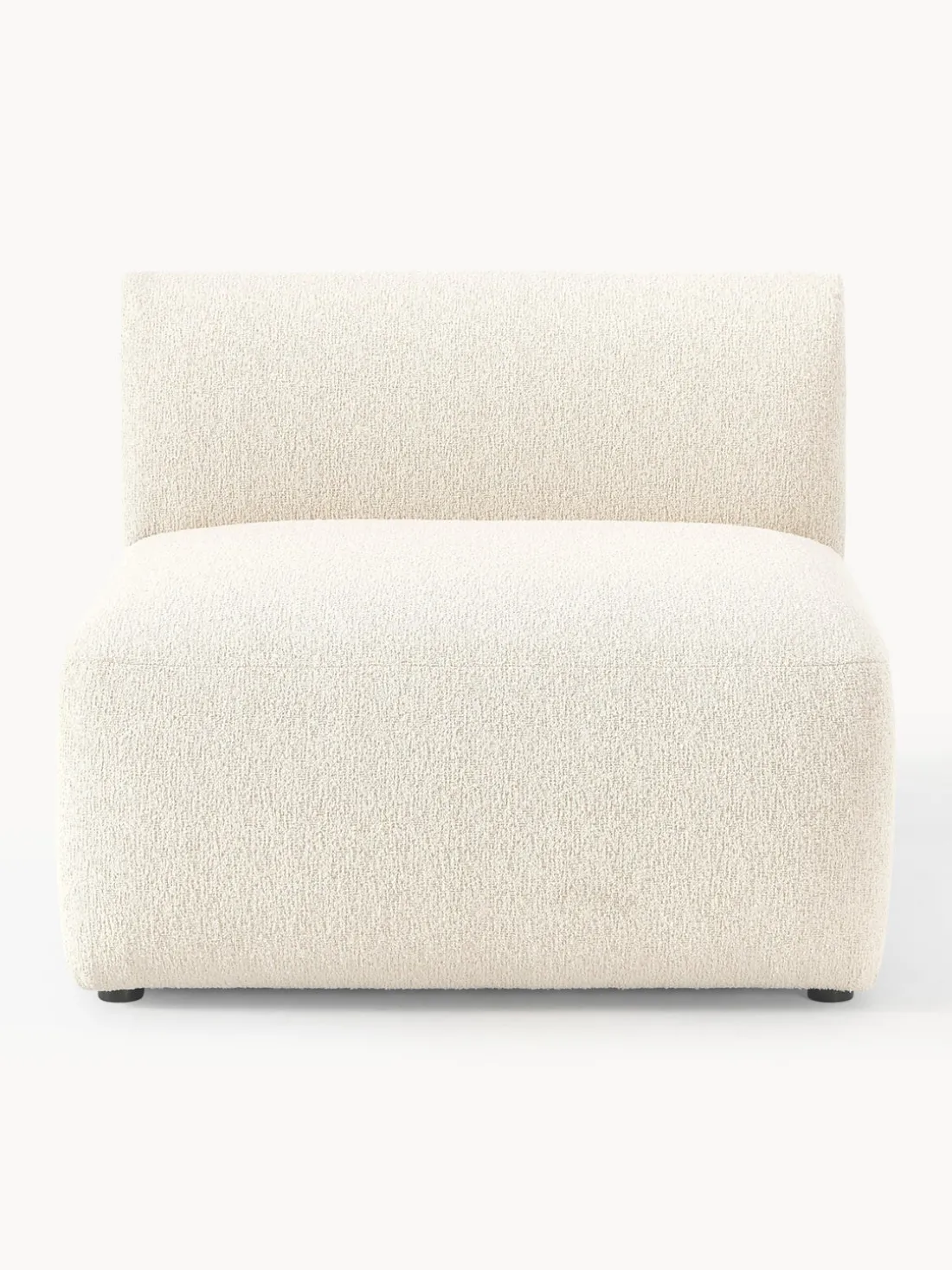 Módulo central en tejido bouclé Sofia