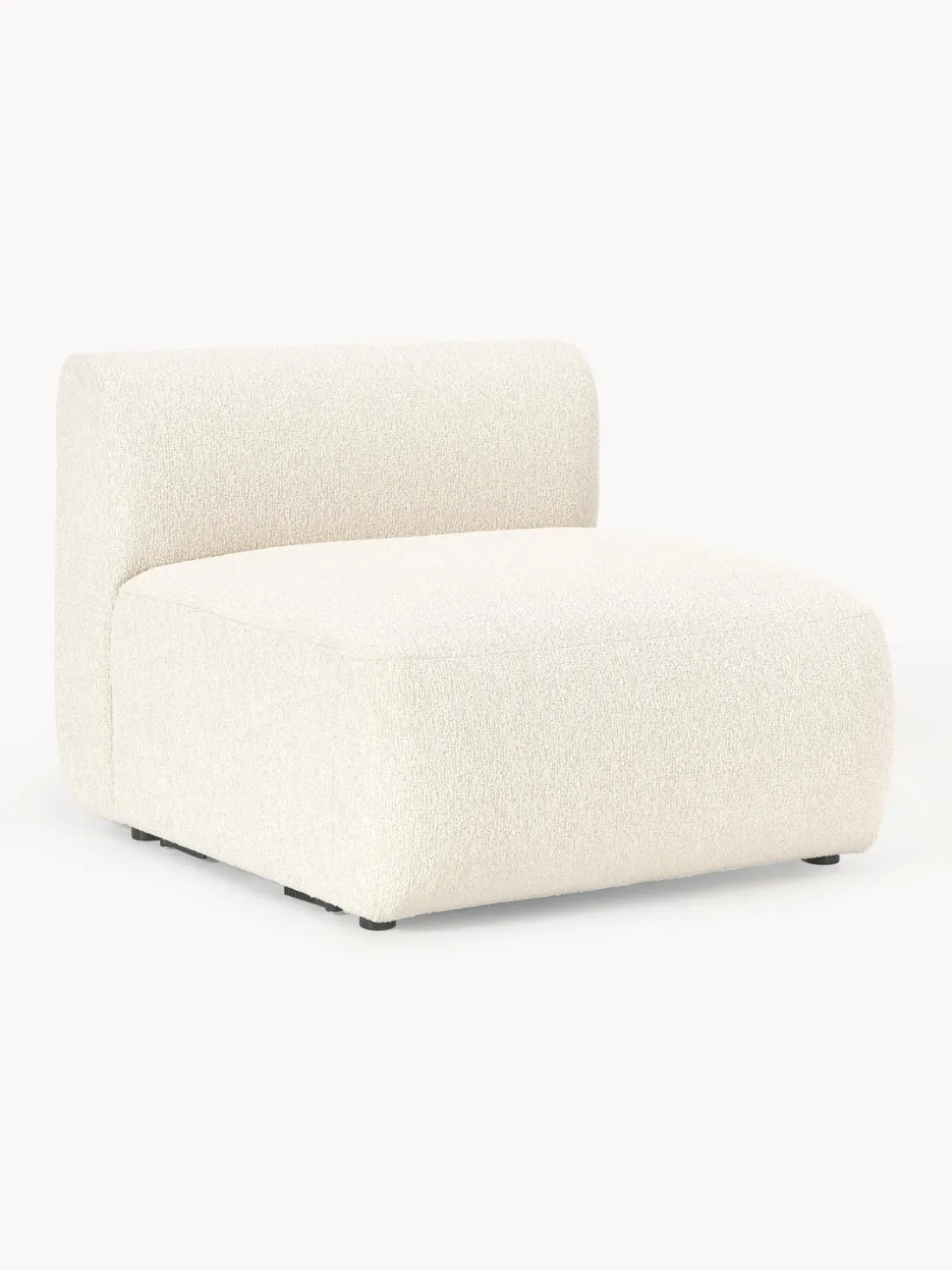 Módulo central en tejido bouclé Sofia