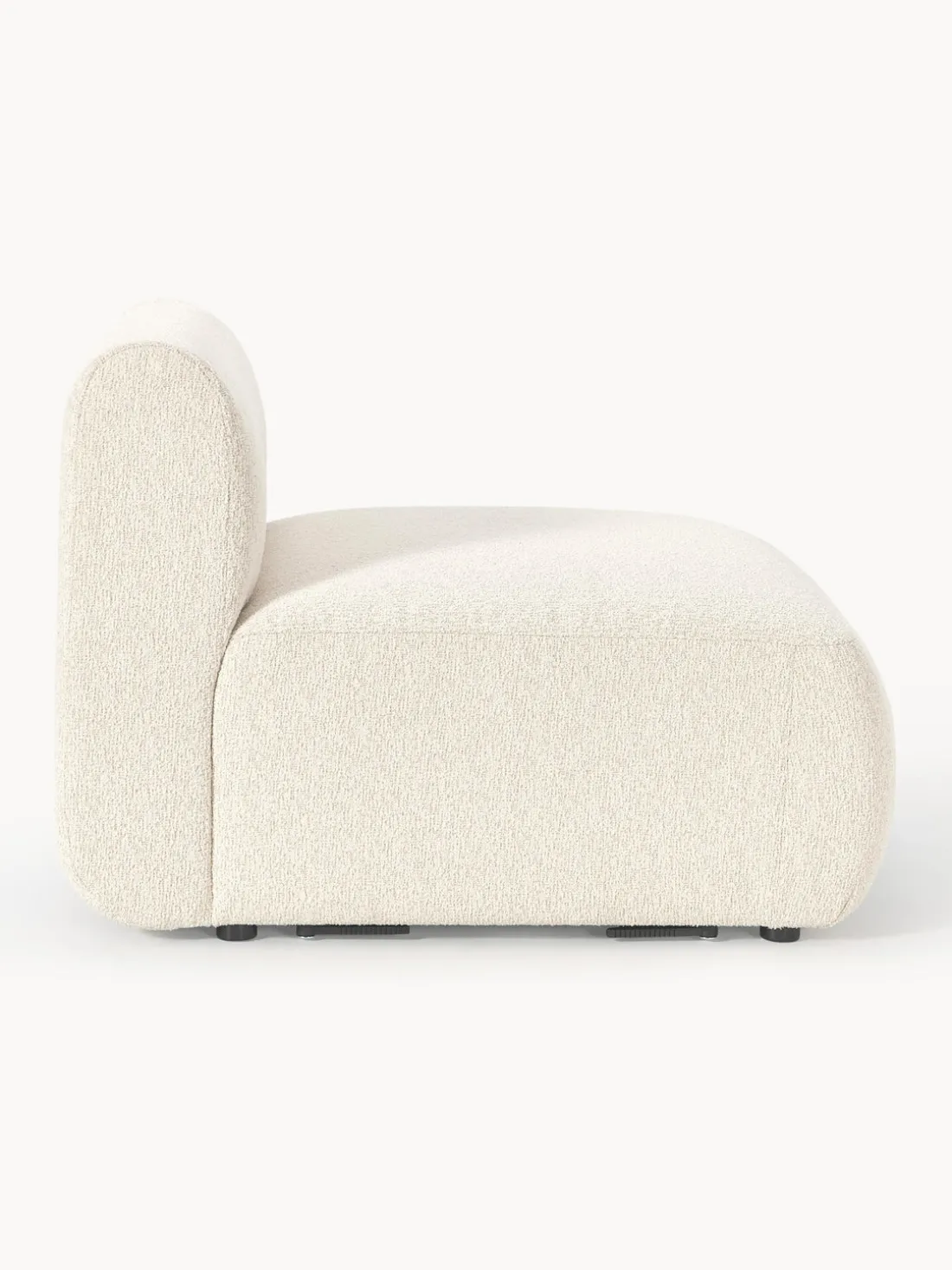 Módulo central en tejido bouclé Sofia