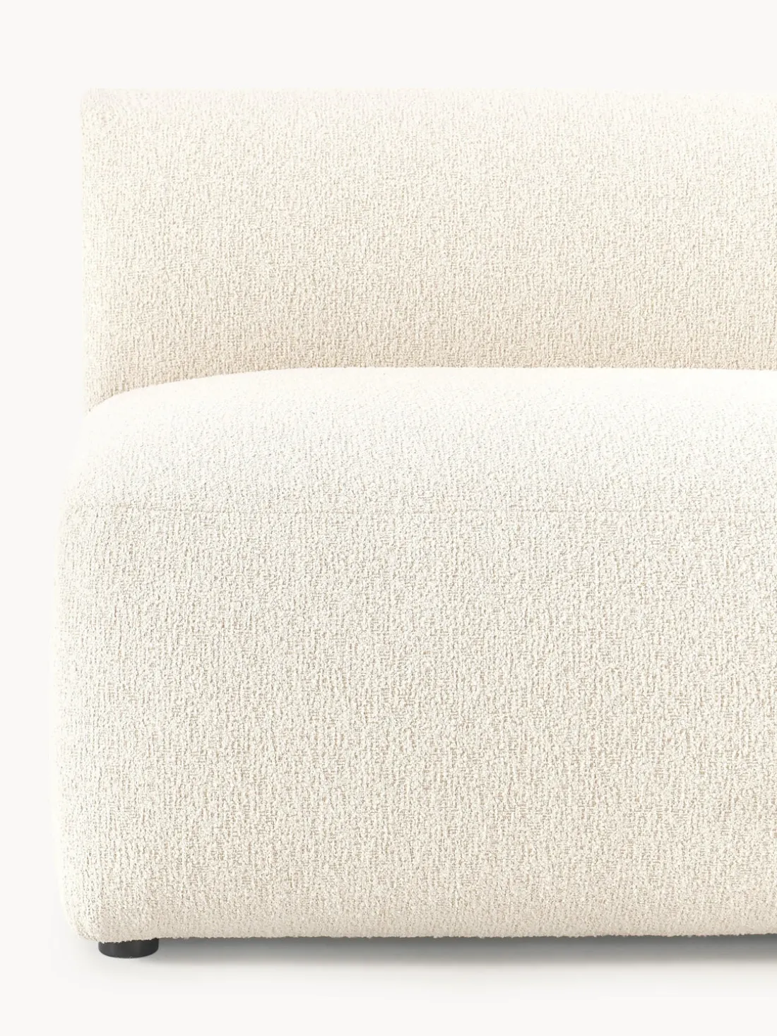 Módulo central en tejido bouclé Sofia