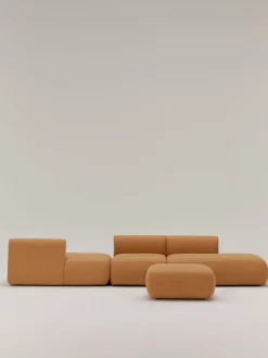 Módulo central en tejido bouclé Sofia