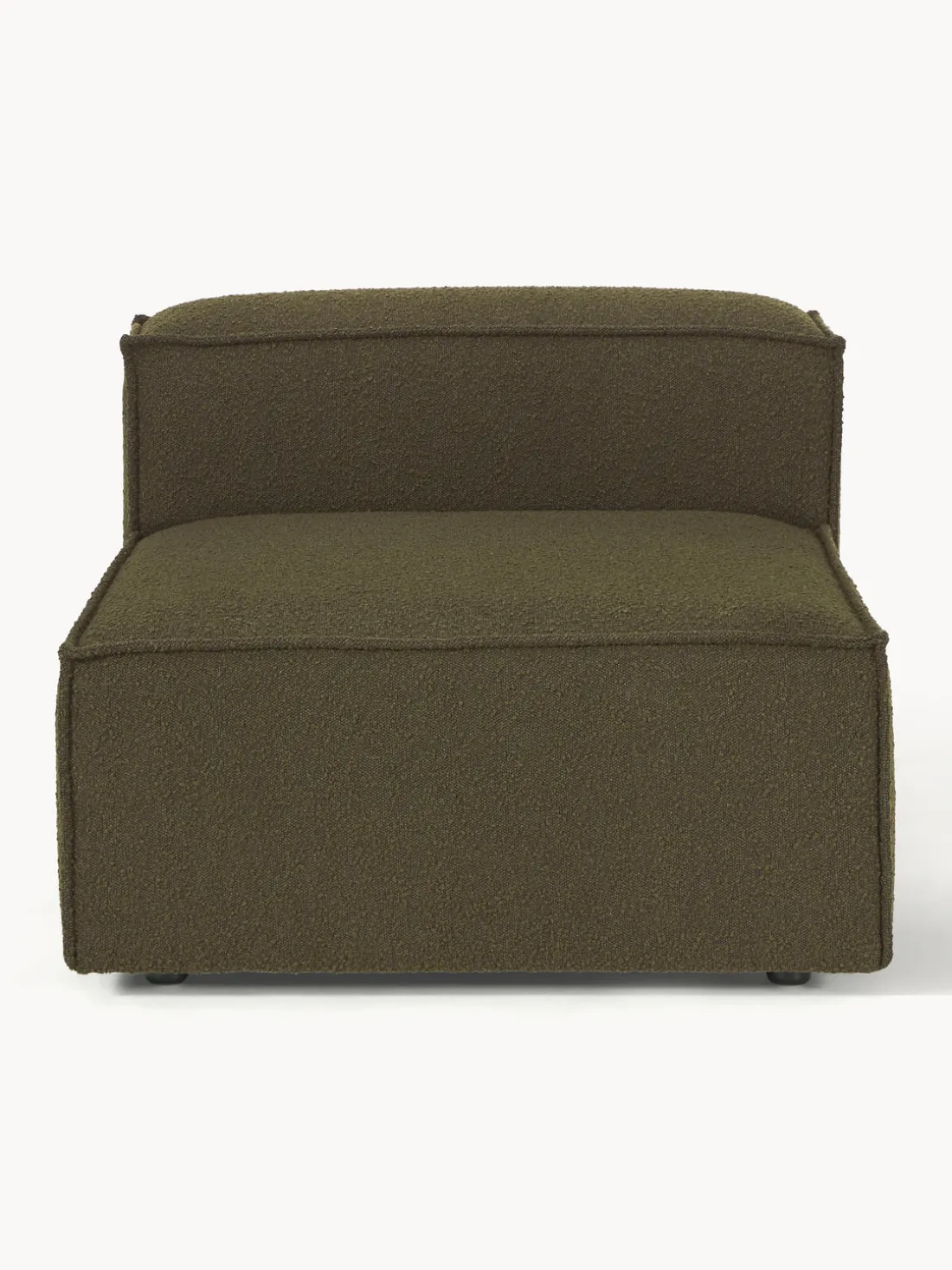 Módulo central en tejido bouclé Lennon