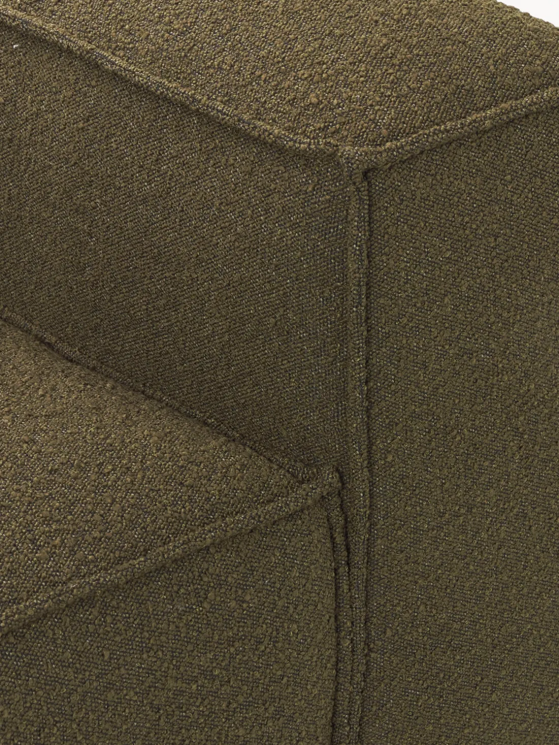 Módulo central en tejido bouclé Lennon