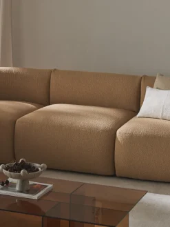 Módulo central en tejido bouclé Sofia