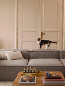 Módulo central en tejido bouclé Lennon