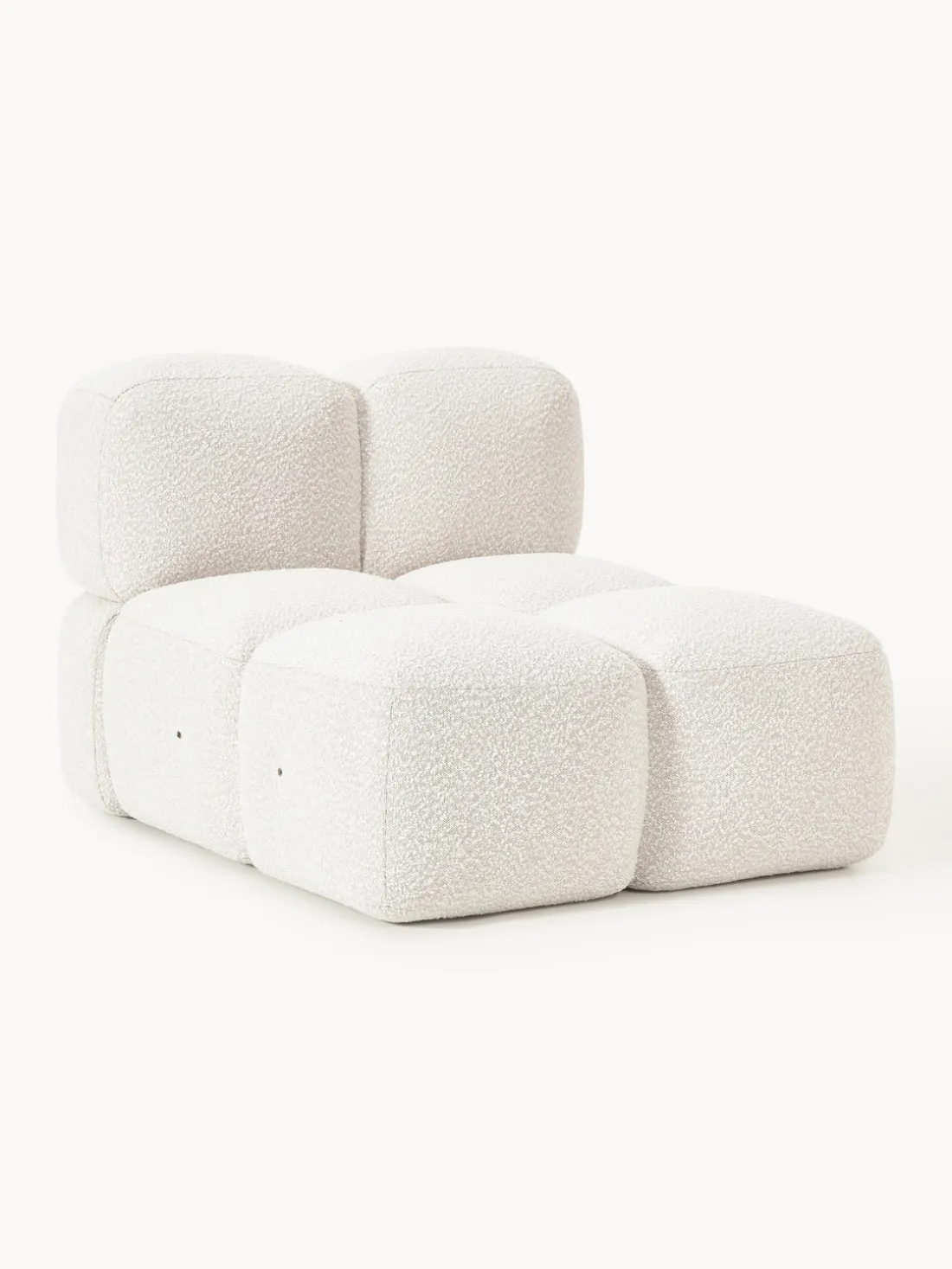 Módulo central en tejido bouclé Tayla