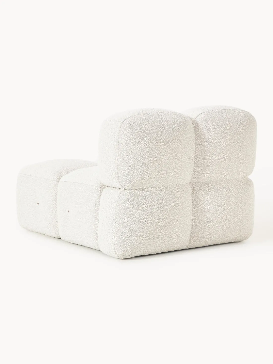 Módulo central en tejido bouclé Tayla