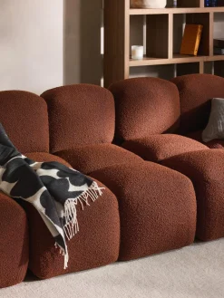 Módulo central en tejido bouclé Tayla