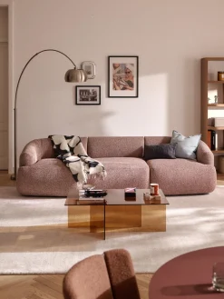 Módulo central en tejido bouclé Sofia