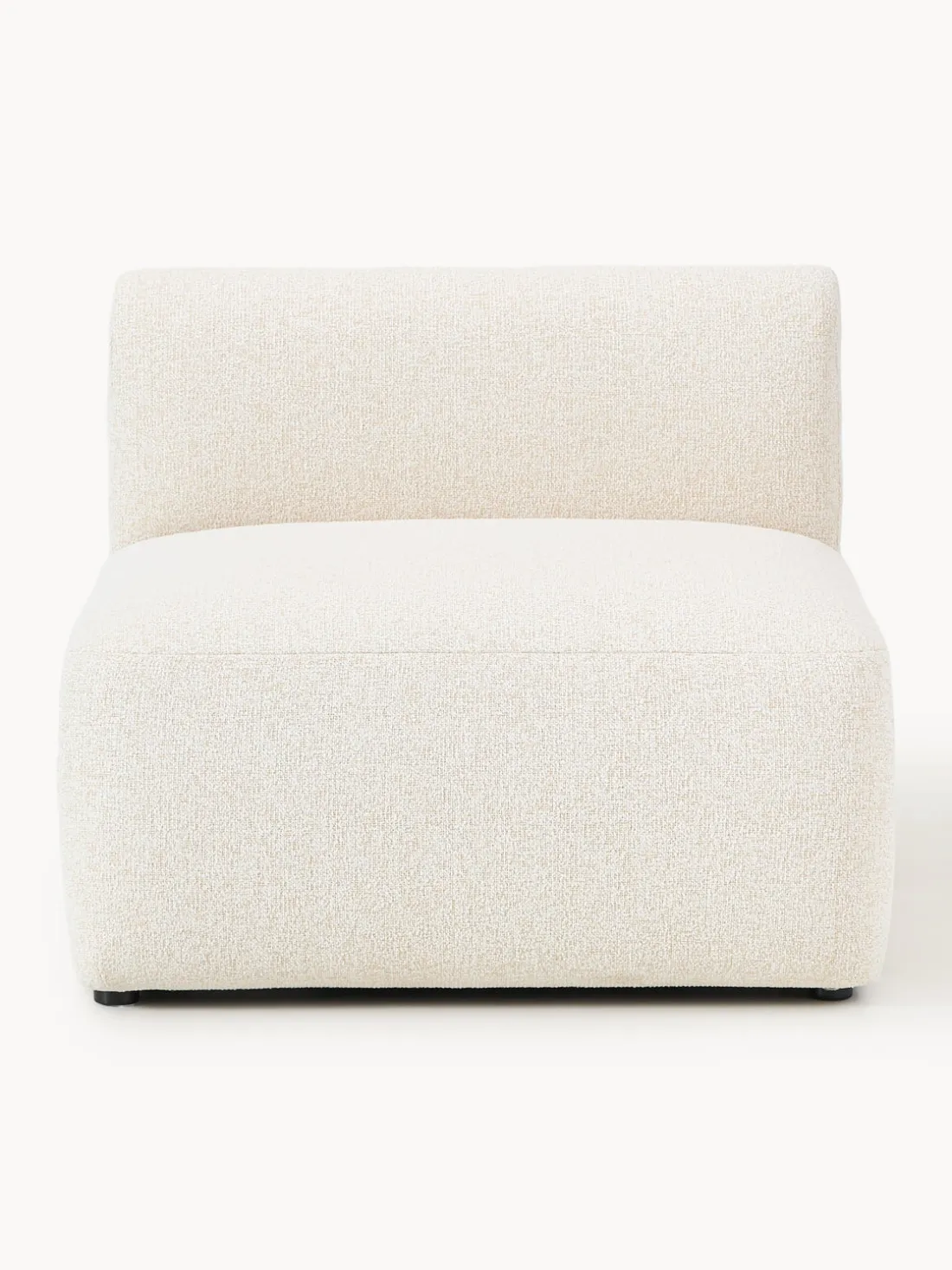 Módulo central en tejido bouclé Sofia