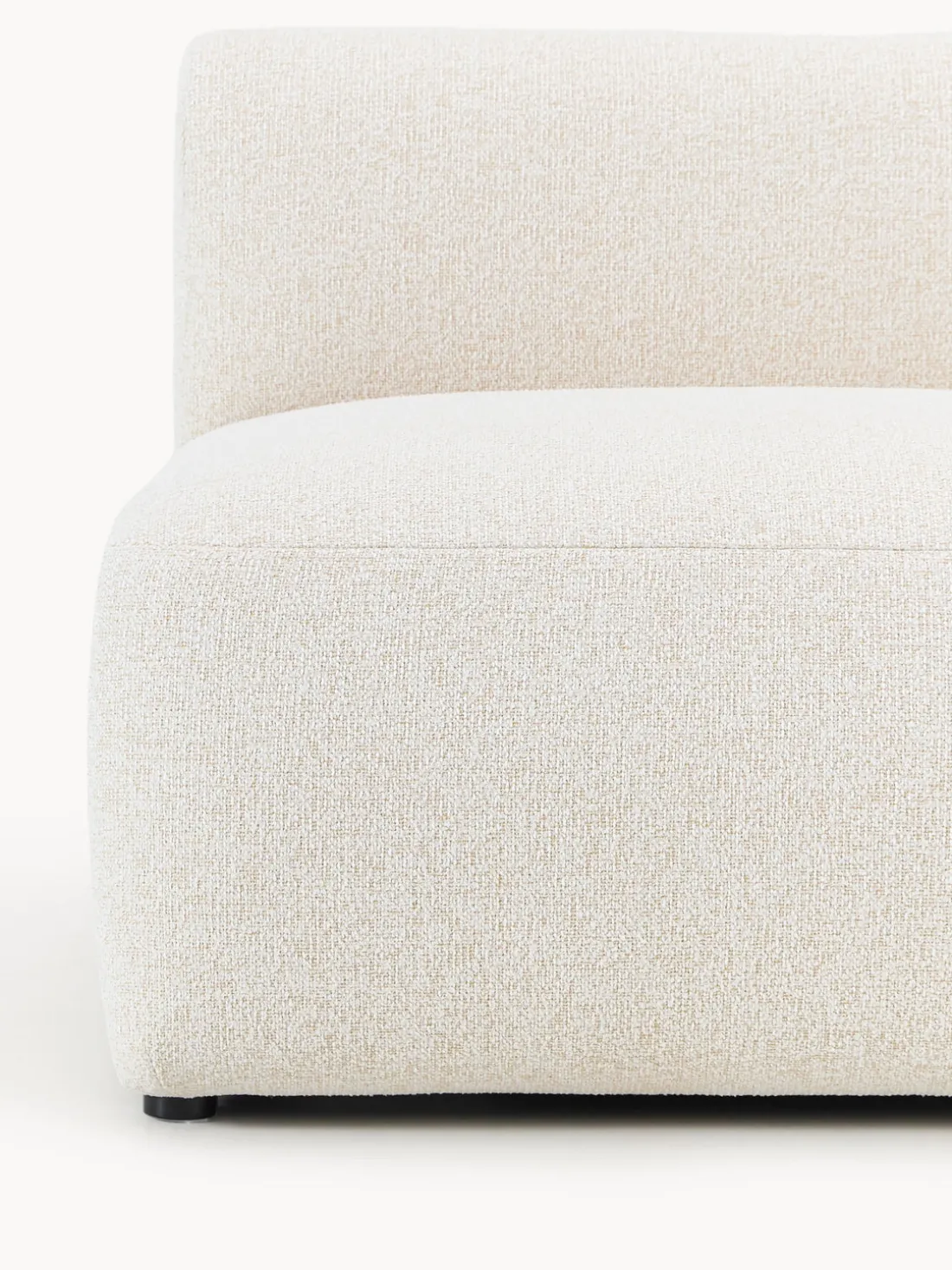 Módulo central en tejido bouclé Sofia