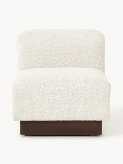 Módulo central sofá de borreguillo bouclé Natalie