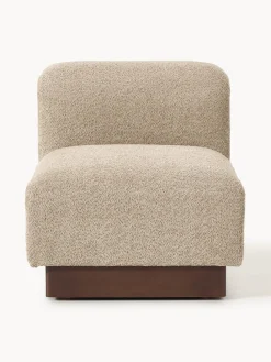 Módulo central sofá de borreguillo bouclé Natalie