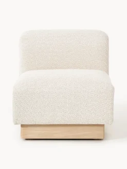 Módulo central sofá de borreguillo bouclé Natalie