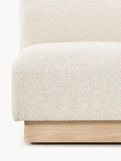 Módulo central sofá de borreguillo bouclé Natalie