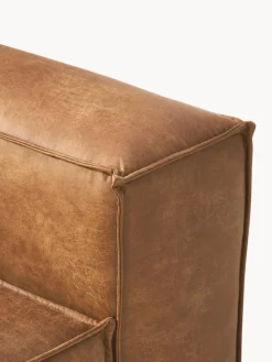 Módulo central sofá de cuero reciclado Lennon