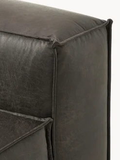 Módulo central sofá de cuero reciclado Lennon