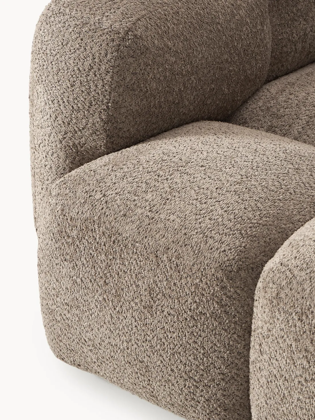 Módulo de esquina de borreguillo bouclé Tayla