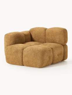 Módulo de esquina de borreguillo bouclé Tayla