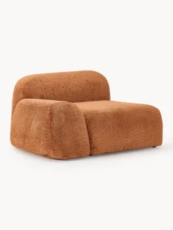 Módulo de esquina de borreguillo bouclé Wolke