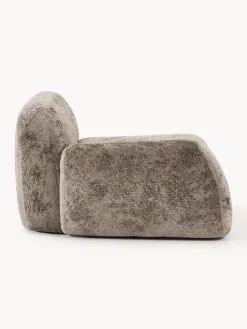 Módulo de esquina de borreguillo bouclé Wolke