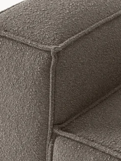 Módulo de esquina en tejido bouclé sofá Lennon