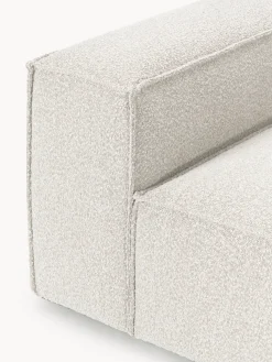 Módulo de esquina en tejido bouclé Lennon
