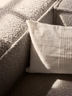 Módulo de esquina en tejido bouclé Lennon