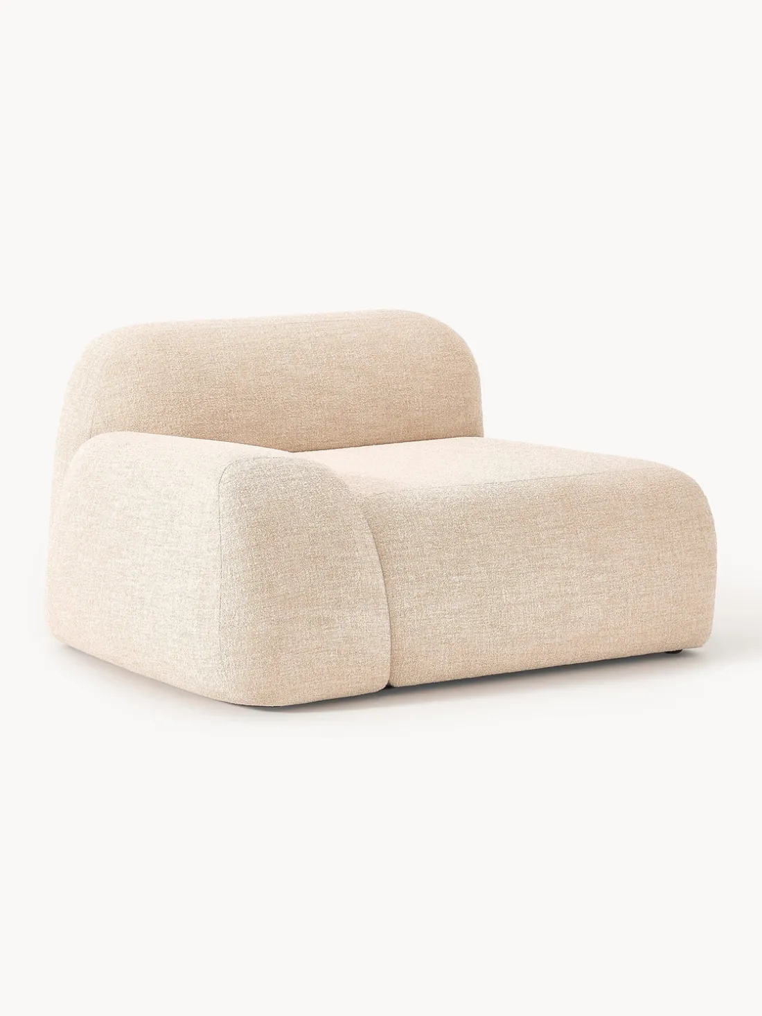 Módulo de esquina en tejido bouclé Wolke