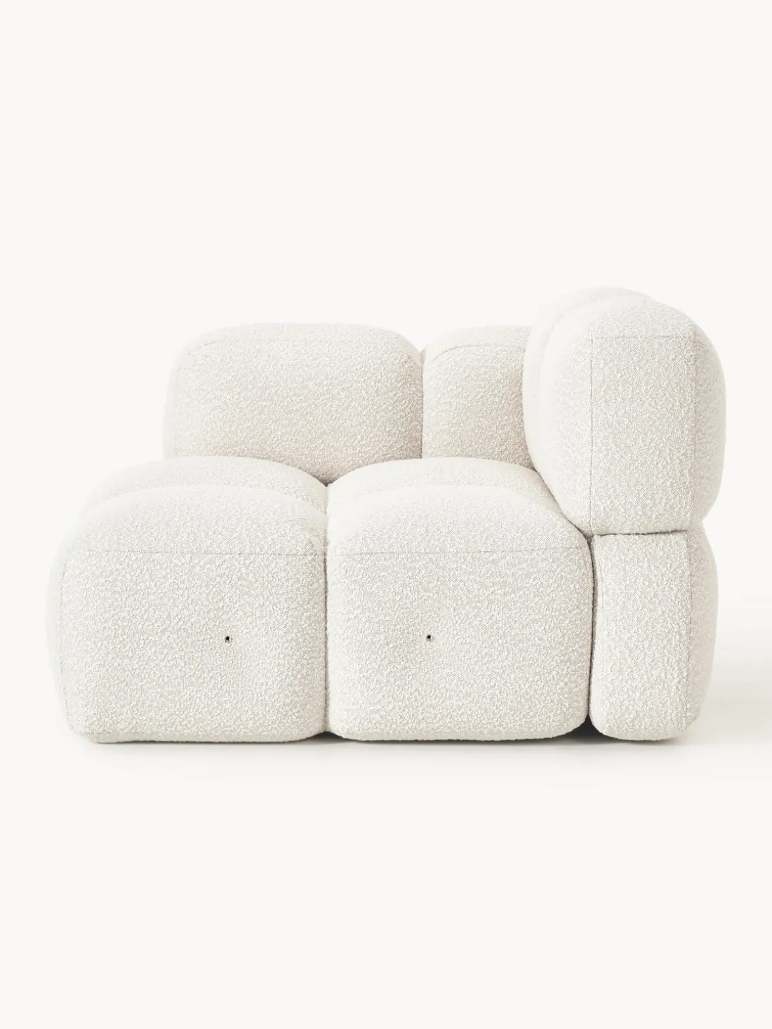 Módulo de esquina en tejido bouclé Tayla