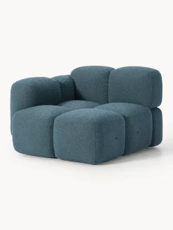 Módulo de esquina en tejido bouclé Tayla