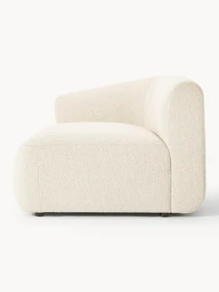 Módulo de esquina en tejido bouclé Sofia