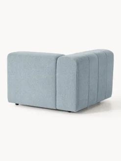 Módulo de esquina en tejido bouclé Lena