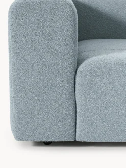 Módulo de esquina en tejido bouclé Lena