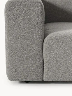 Módulo de esquina en tejido bouclé Lena