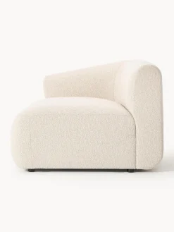 Módulo de esquina en tejido bouclé Sofia