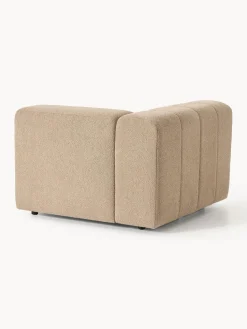 Módulo de esquina en tejido bouclé Lena