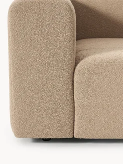 Módulo de esquina en tejido bouclé Lena