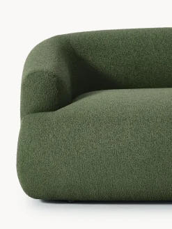 Módulo de esquina en tejido bouclé Sofia