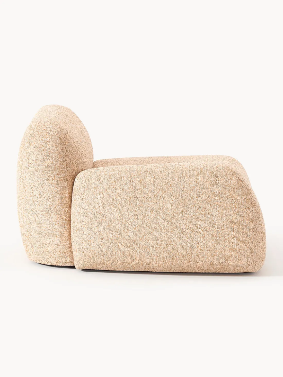 Módulo de esquina en tejido bouclé Wolke