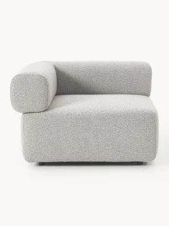 Módulo de esquina en tejido bouclé Anton