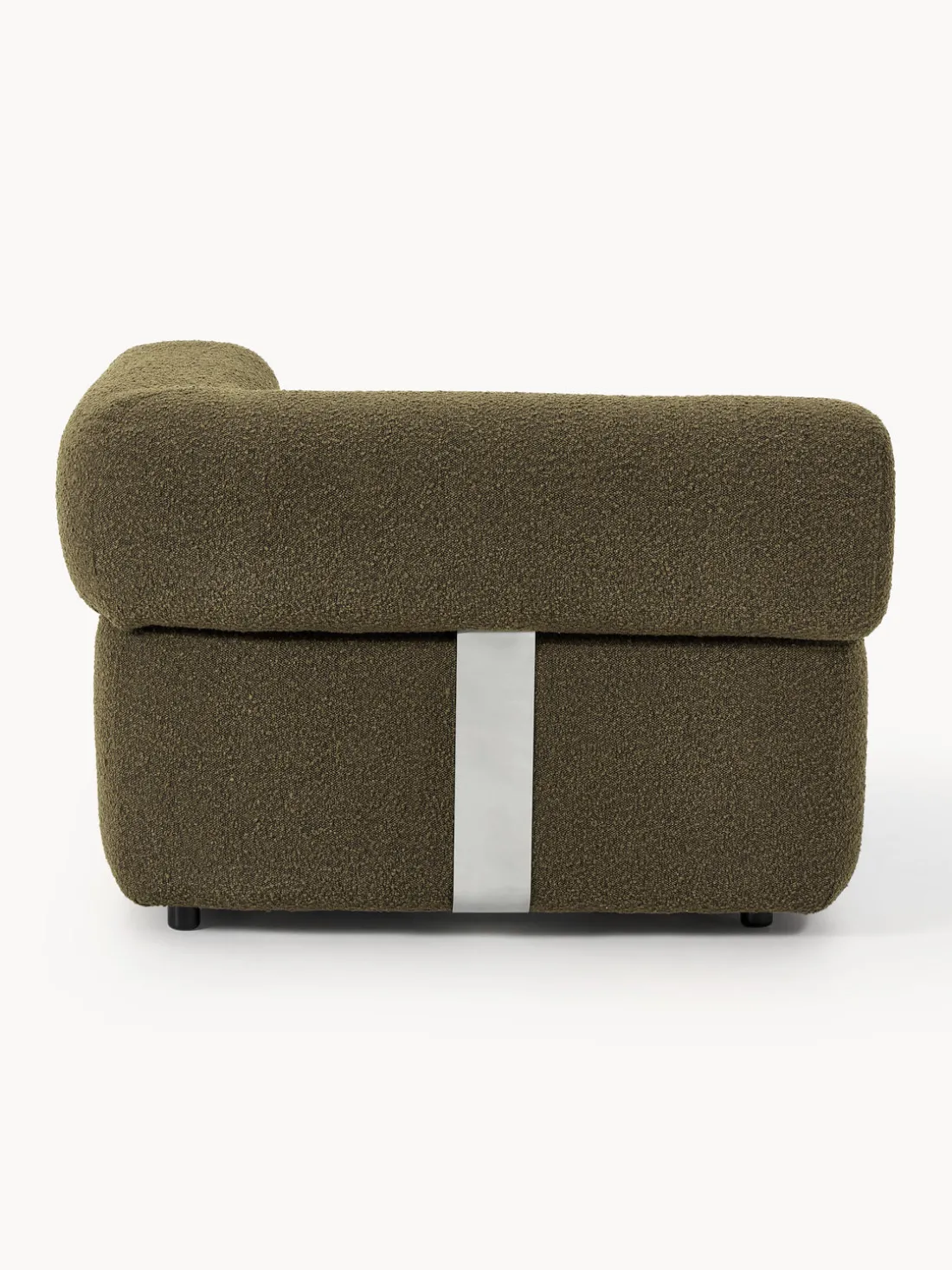 Módulo de esquina en tejido bouclé Anton