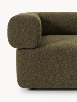 Módulo de esquina en tejido bouclé Anton