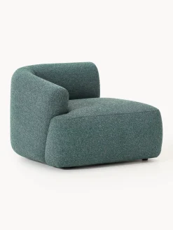 Módulo de esquina en tejido bouclé Sofia