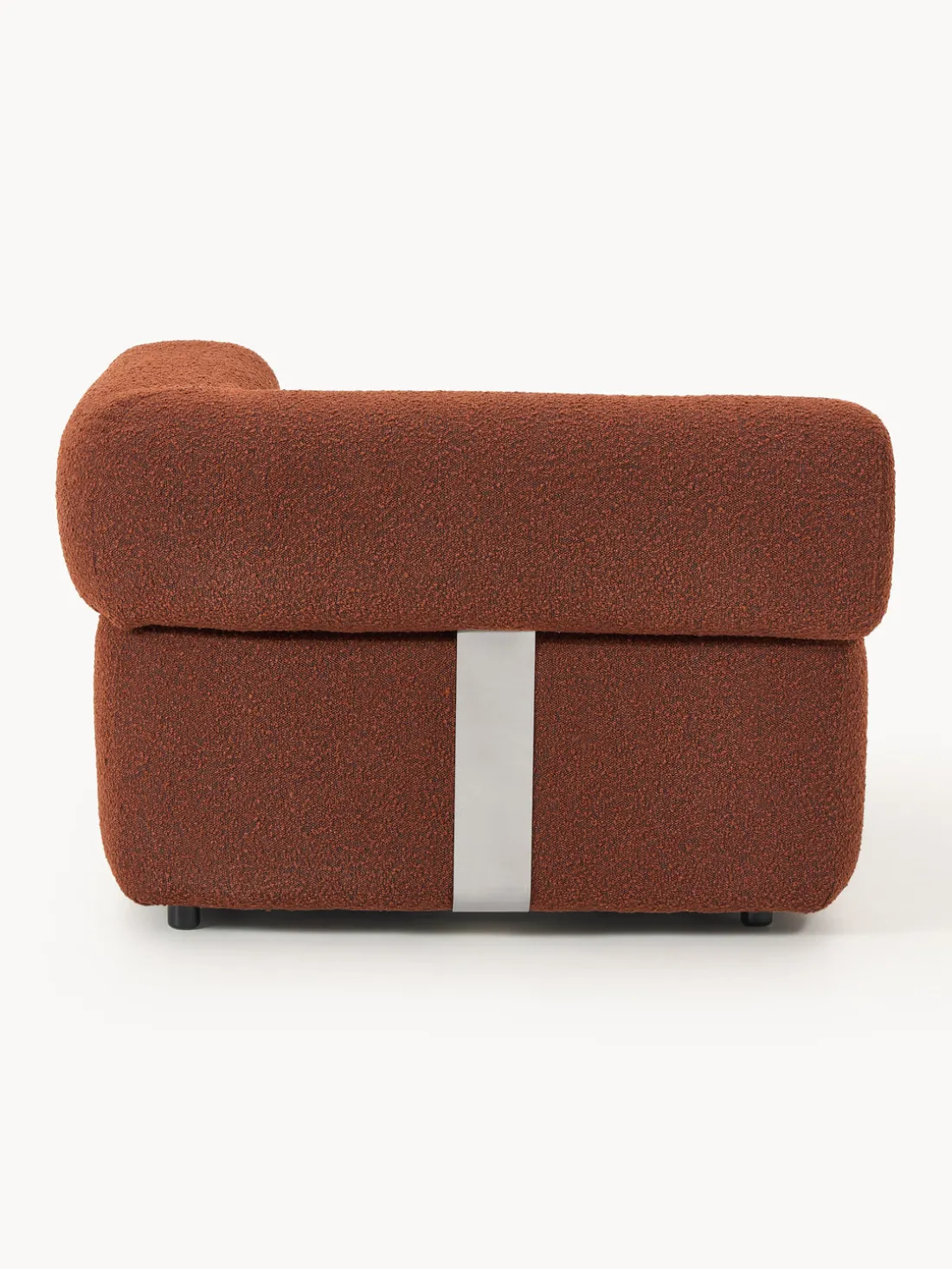 Módulo de esquina en tejido bouclé Anton